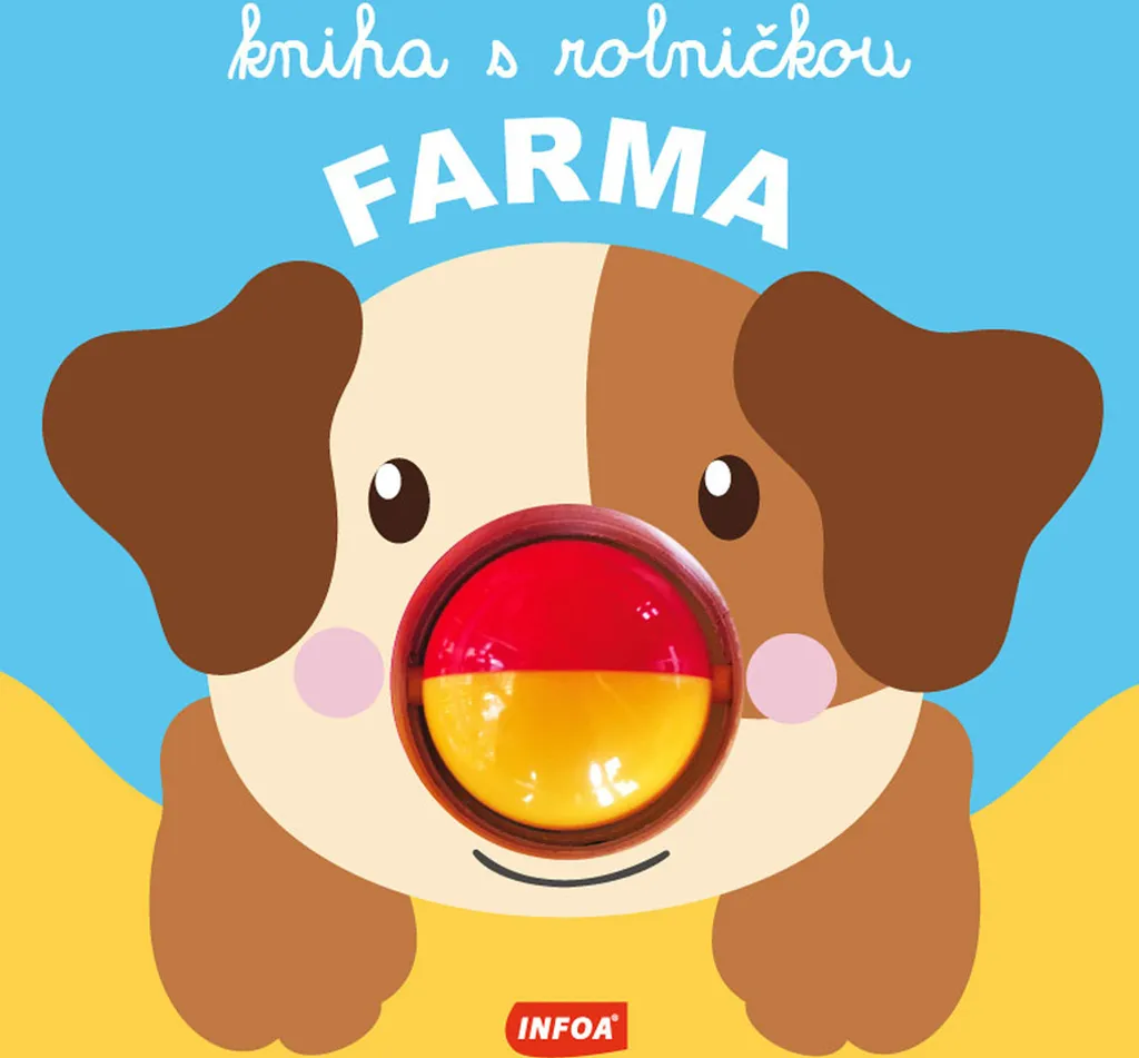 Livre d'éveil Na la ferme incassable à grelot - Captivez l'attention de bébé
