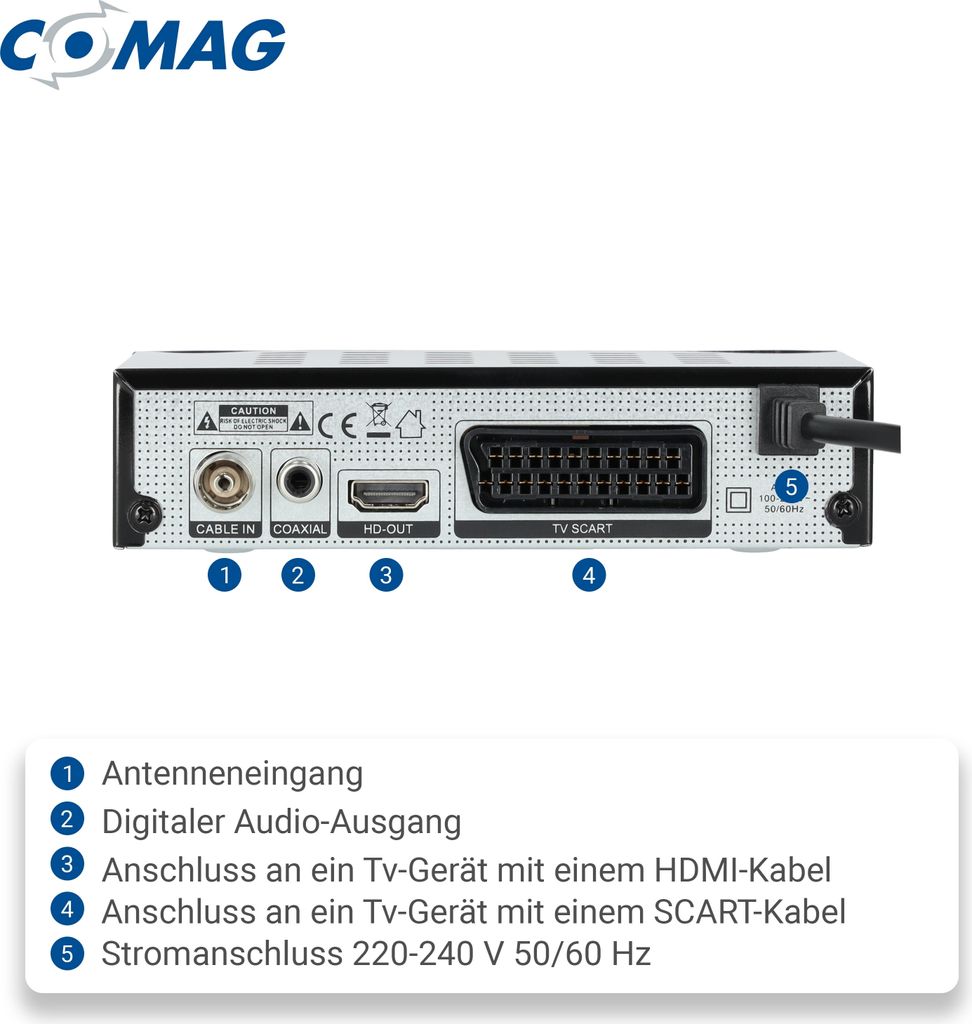 Comag Dkr 60 Hd Bedienungsanleitung Comag HD Kabel-Receiver DKR 60 Kabelreceiver | Kaufland.de