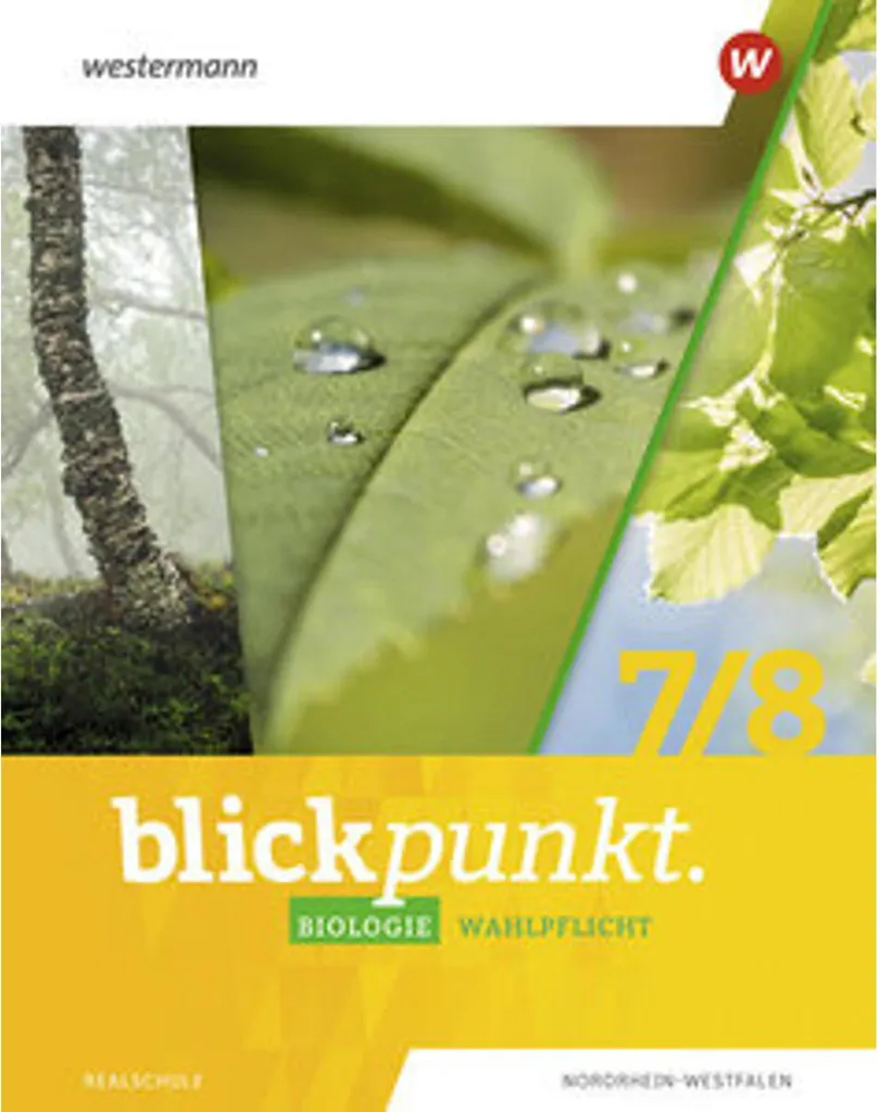 Livre scolaire Blickpunkt Biologie 7/8 Realschule Rhénanie-du-Nord