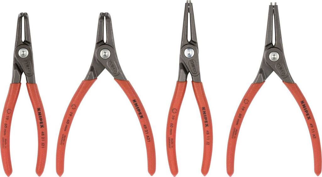 KNIPEX 00 20 01 V09 Zangen-Set in Schaumstoffeinlage 4-teilig