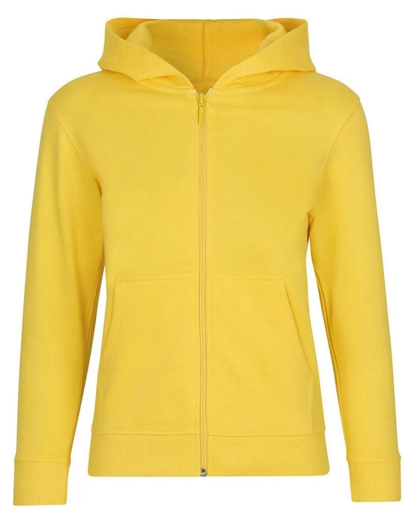 Neutral - Kapuzenpullover Mit Reißverschluss für Kinder LT4224 (134) (Gelb)