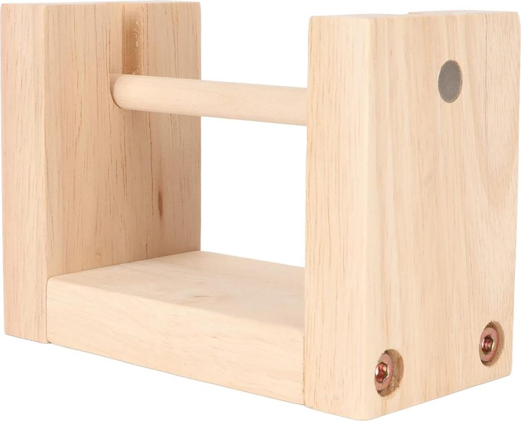 Rotierende Holzgarenspindel Solidwood für Stricken und Glätten mit Kegelhalter