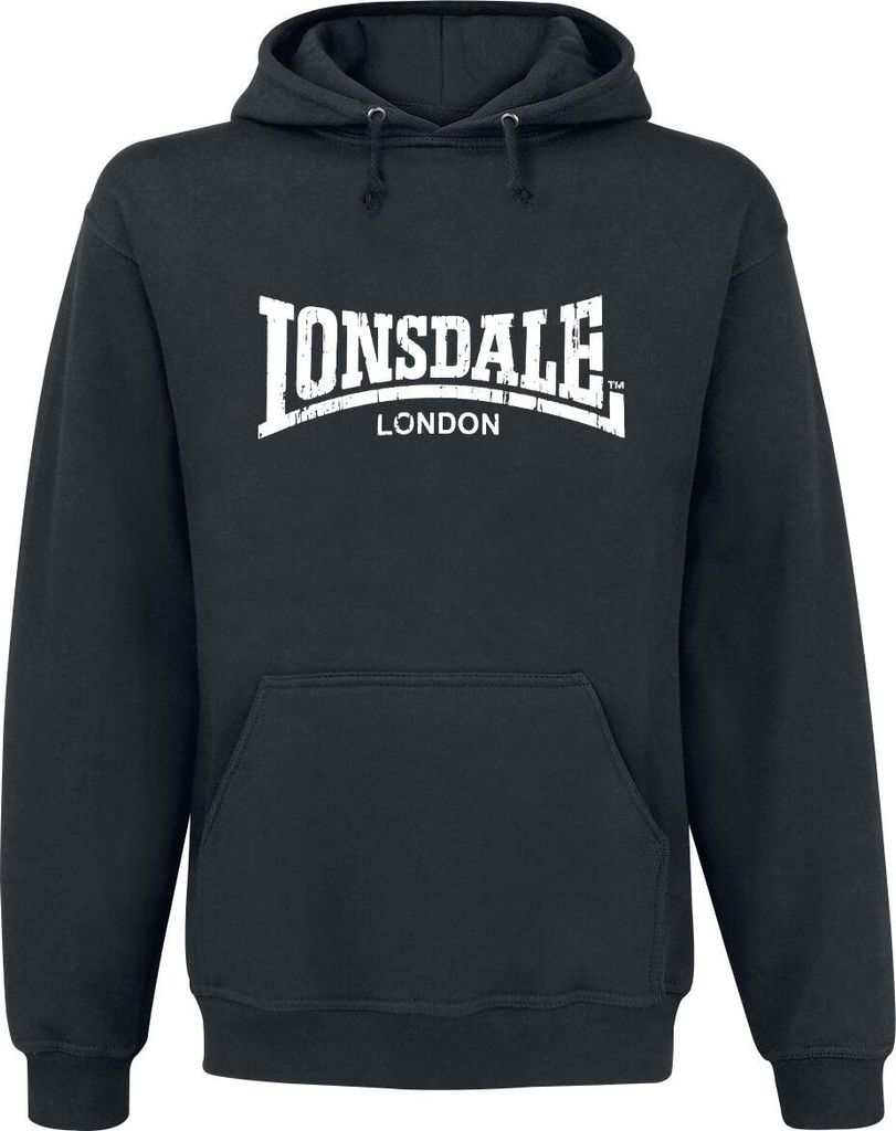 Lonsdale London Kapuzenpullover Herren Wolterton schwarz Produktbild 