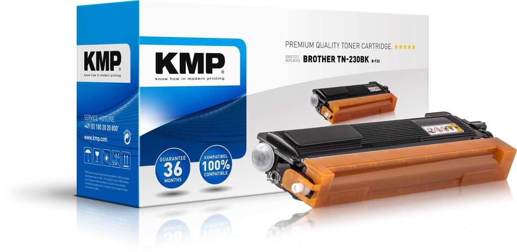 KMP B-T32 schwarz Toner ersetzt brother TN-230BK