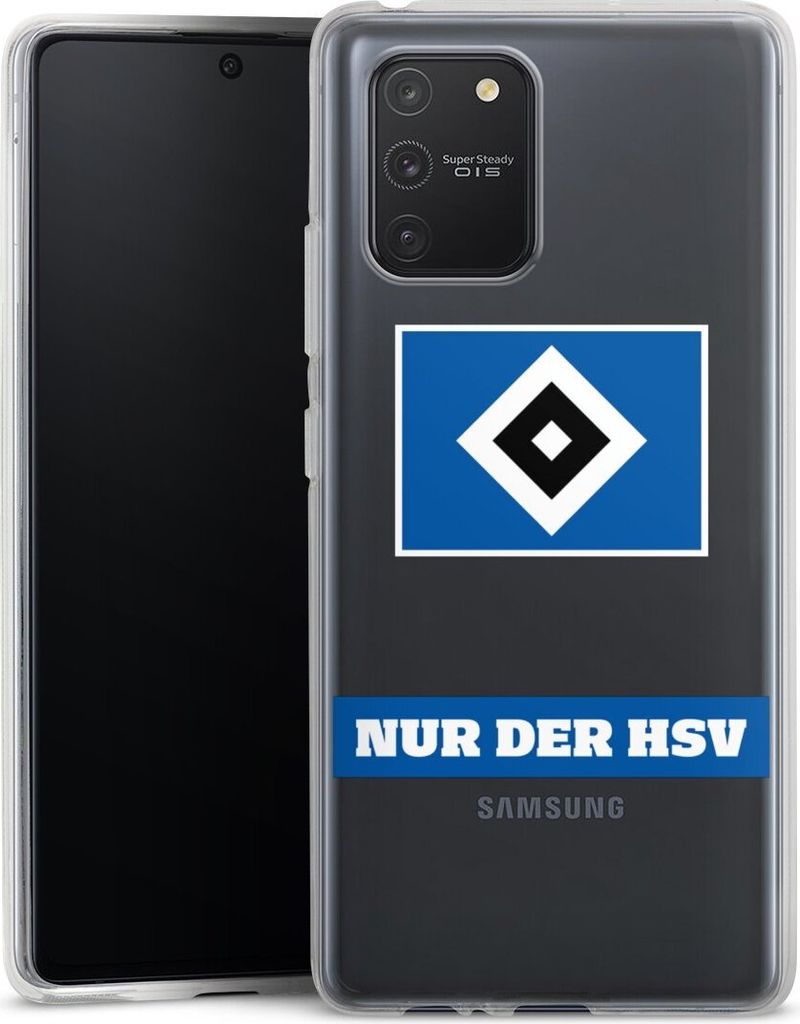 DeinDesign Handyhülle für Samsung Galaxy S10 Lite Silikon Hülle Case Smartphone Schutzhülle HSV Hamburger SV Statement