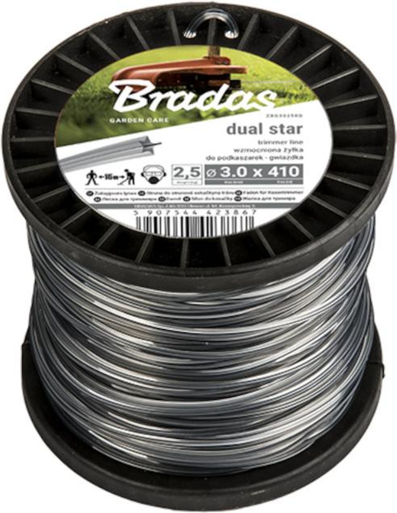 Bradas ZRO24100S plastifizierte Draht- und Pflanzenklammer