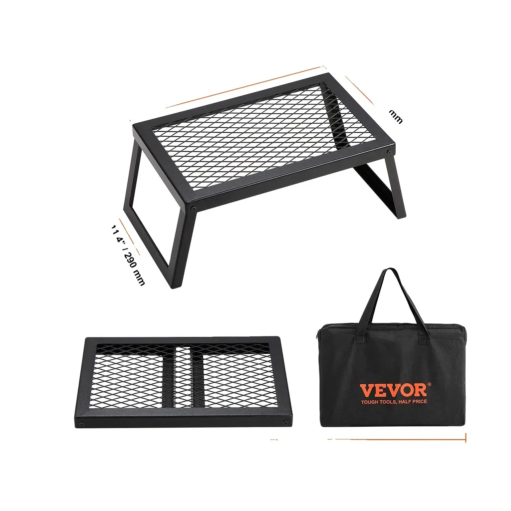 Mini Grill da Viaggio 18x12 pollici - Barbecue con Custodia Inclusa