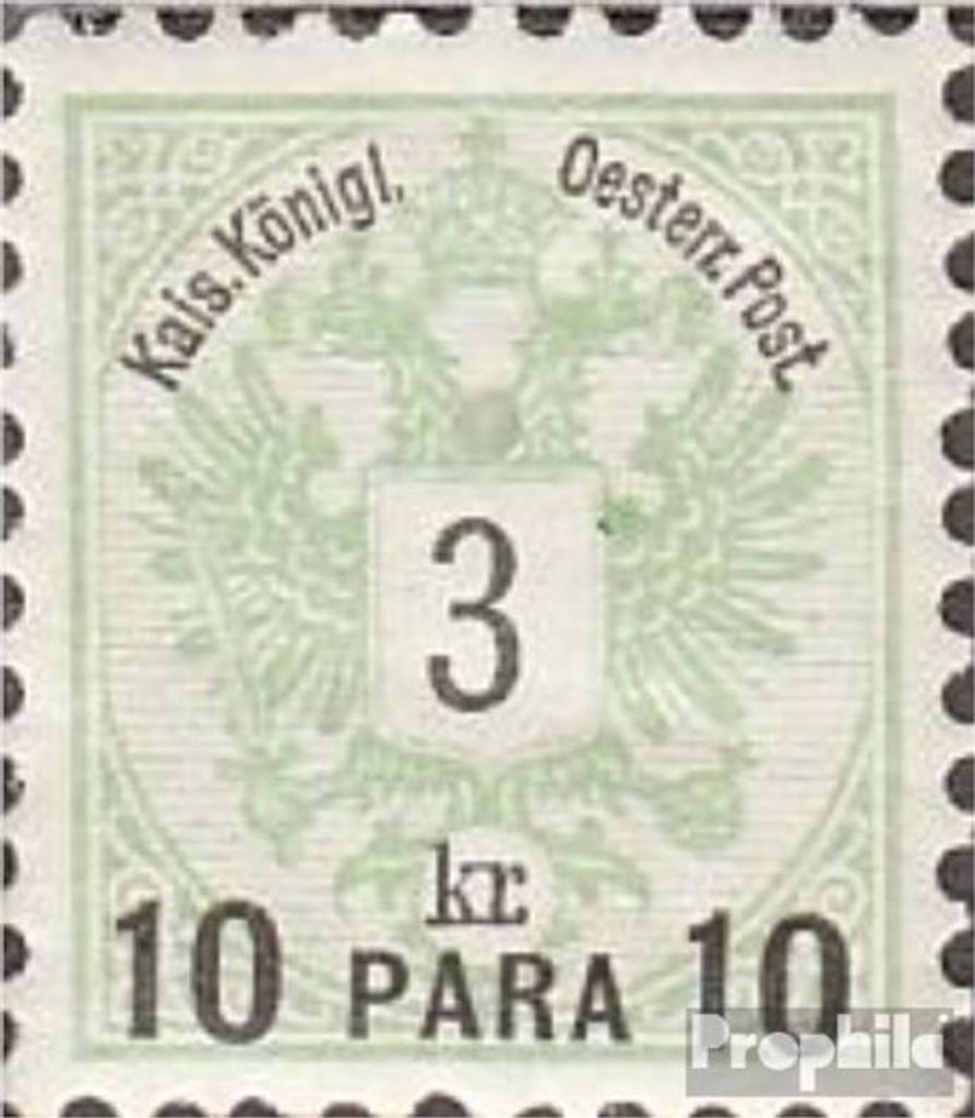 Briefmarken Österr.-Post Levante 1888 Mi 15b gestempelt Doppeladler