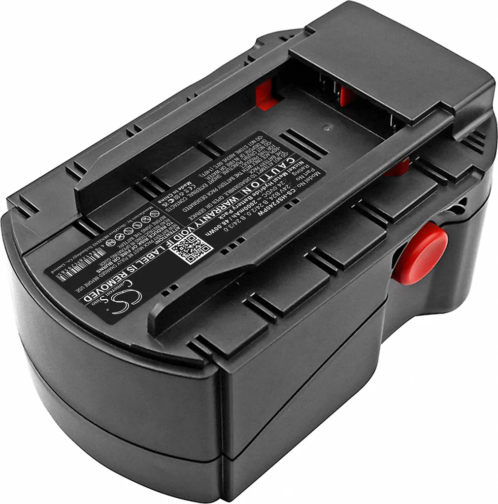 TECHTEK Batteria compatibile con [HILTI] SFL 24, TE 2-A, UH 240-A, WSC 55-A24, WSC 6.5, WSR 650-A, WSW 650-A sostituisce 24V B24, per B 24/2.0, per B