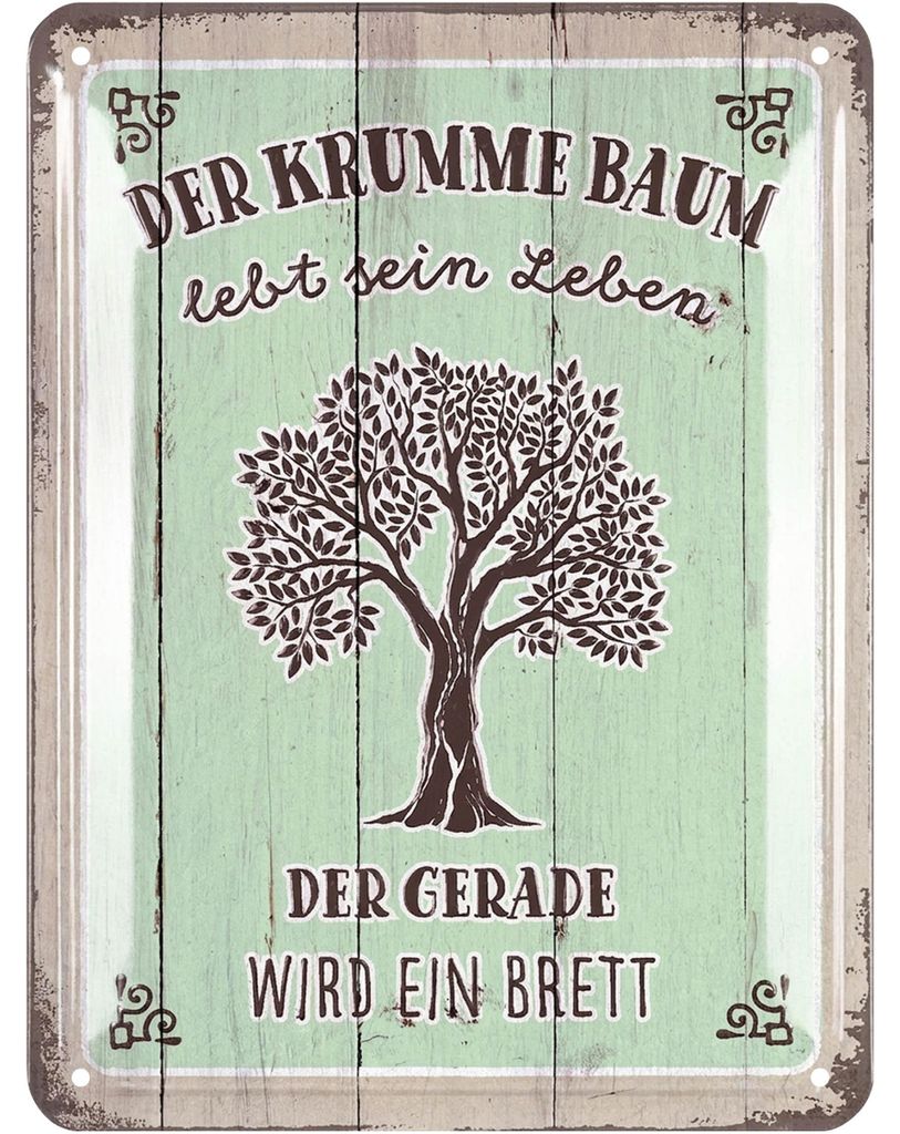 LANOLU Retro Blechschilder Sprüche, vintage Metallschilder Produktbild 