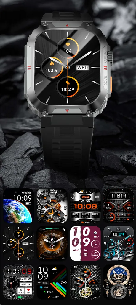 Recensione Smartwatch C58 Arancione: Display AMOLED e Chiamate HD - 4