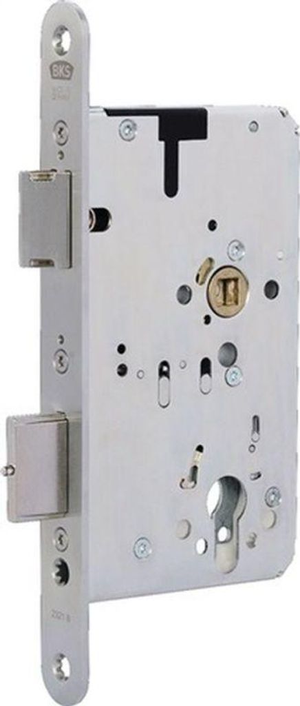 Panik-Einsteckschloss 2321 Fkt.B rd 20/65/72/9mm DIN re.VA 2-flg.BKS