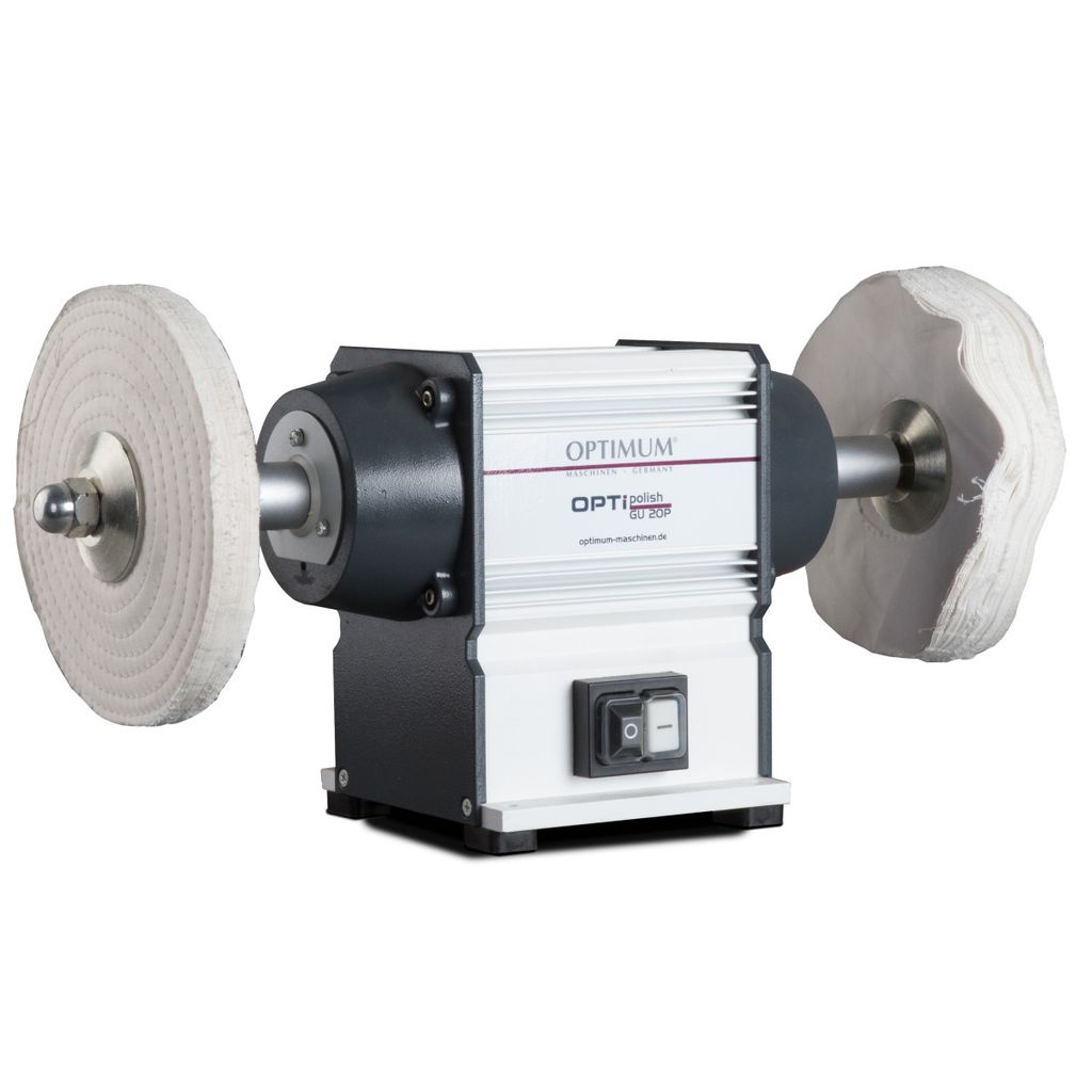 Optimum Poliermaschine OPTIpolish GU 20P (für Metall, 2x Produktbild 