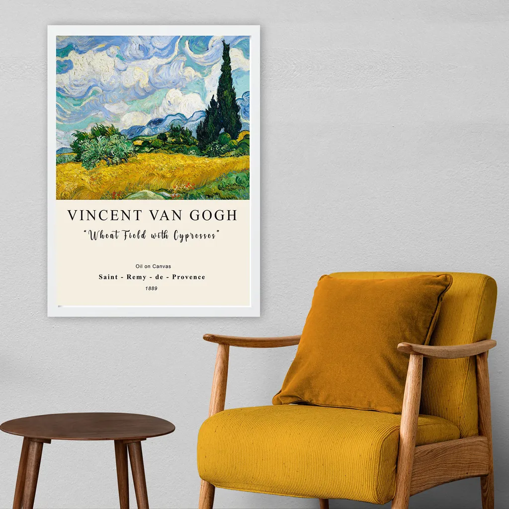 Wallity FMS1197 Quadro su Tela Moderno 35x45cm Legno Massiccio