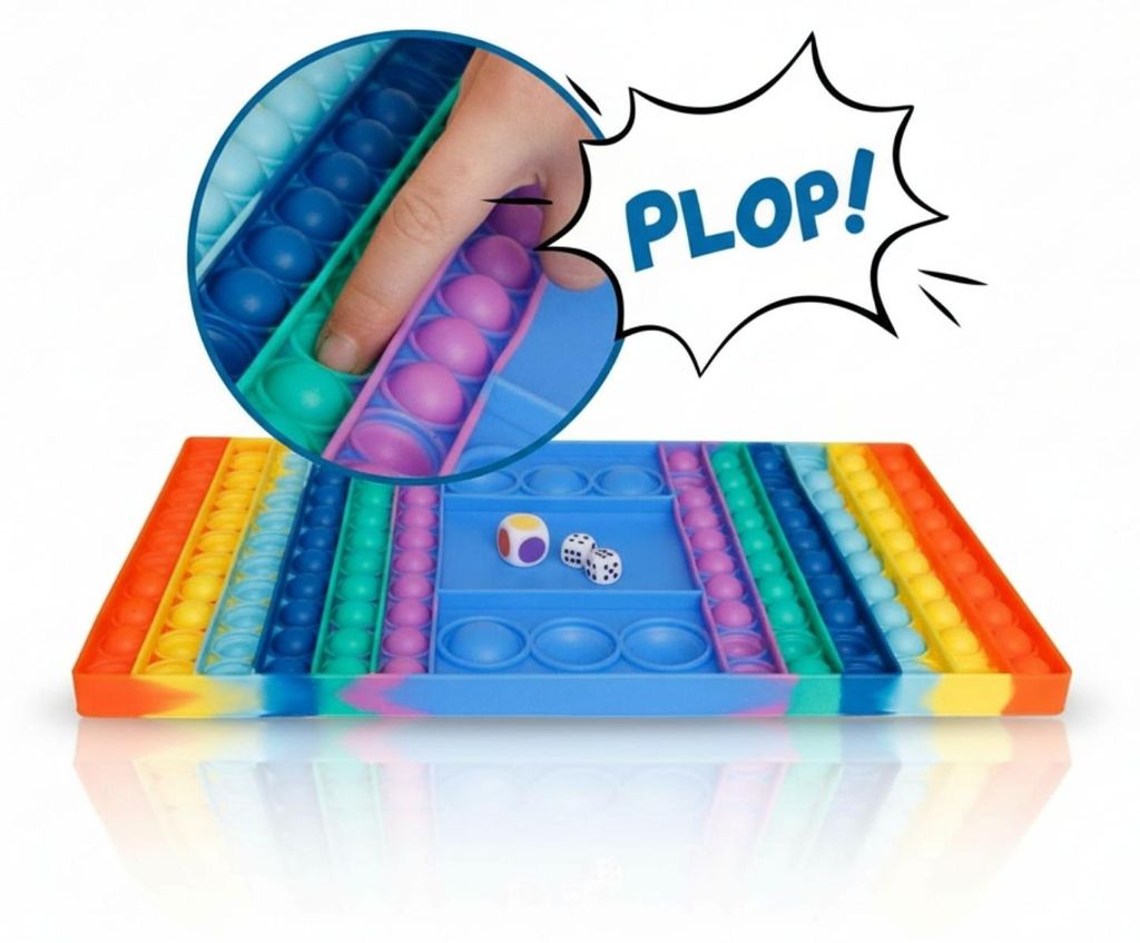 Pop it Würfelspiel mit taktischen Spielvarianten - Bubble Produktbild 