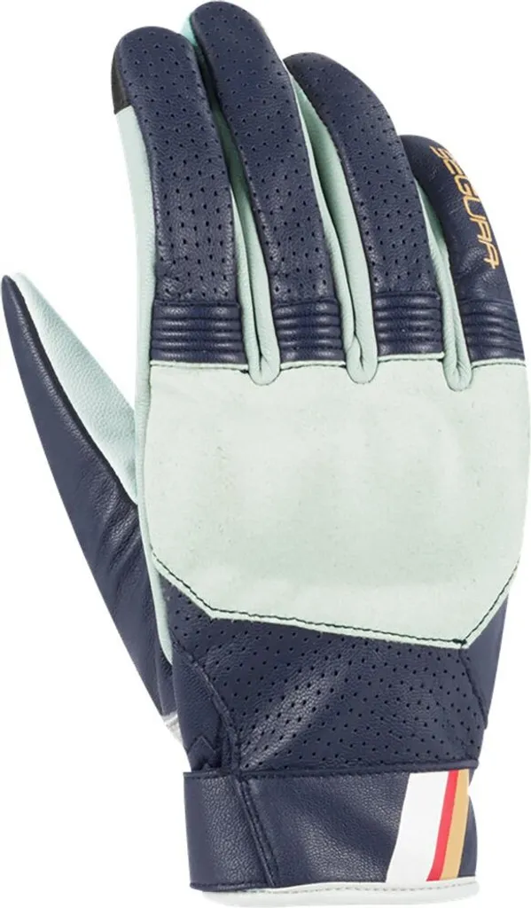 Guanti Moto Segura Mojo Blu S - Comfort e Stile Urban Retro