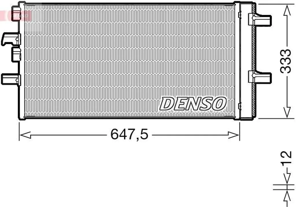 Solution fuite clim BMW : Condenseur DENSO DCN05108 avec déshydrateur