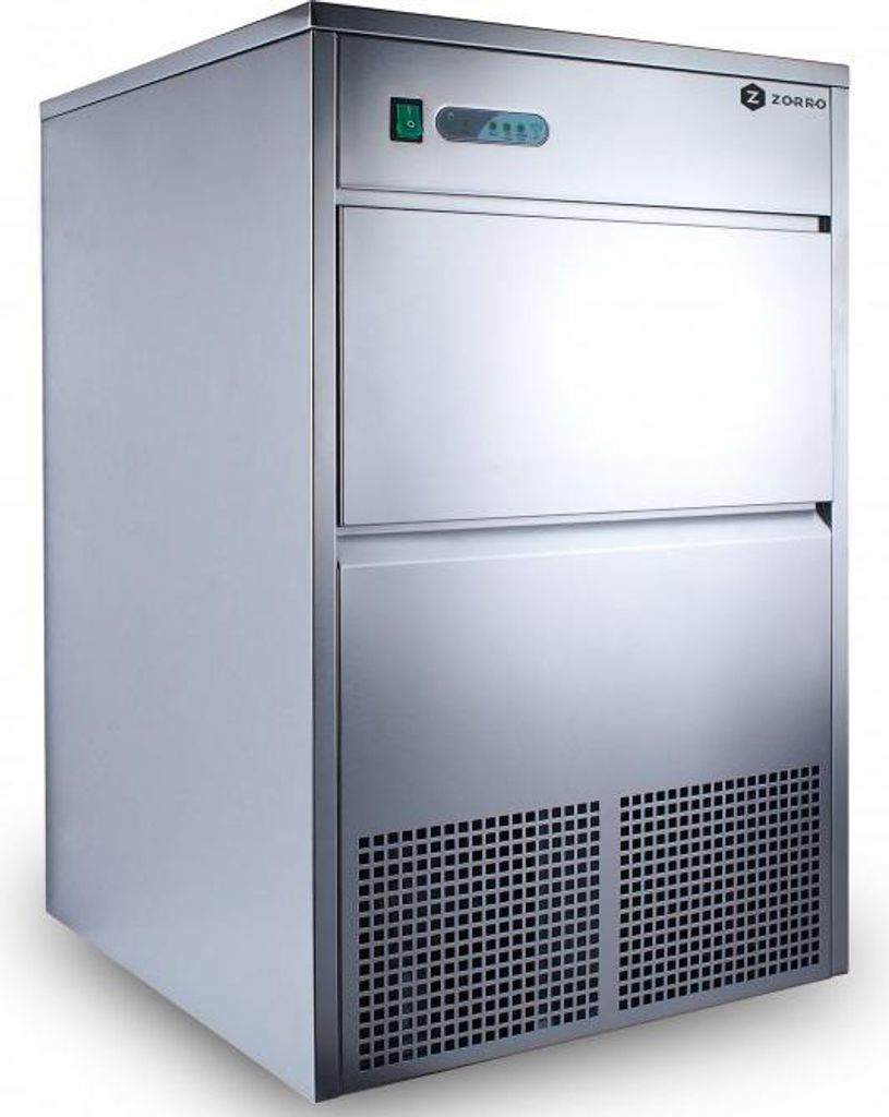 ZORRO Eiswürfelbereiter ZEB 50 ECO | 50kg/24h | Eiswürfelmaschine Gastro | Inkl. Zubehör