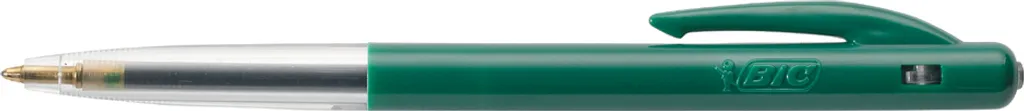 Stylo bille rétractable BIC M10 Vert pour Bureau et Fourniture Scolaire