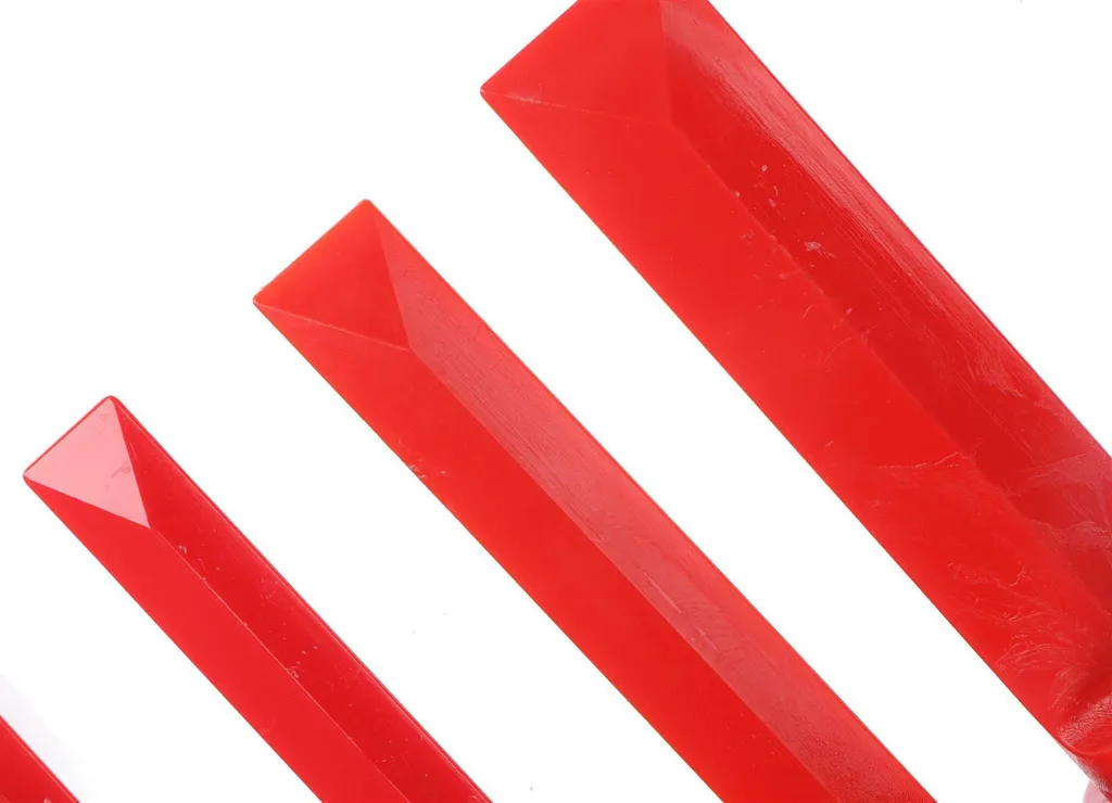 Jeu de 4 spatules de démontage pour poids de roue en plastique résistant - 2