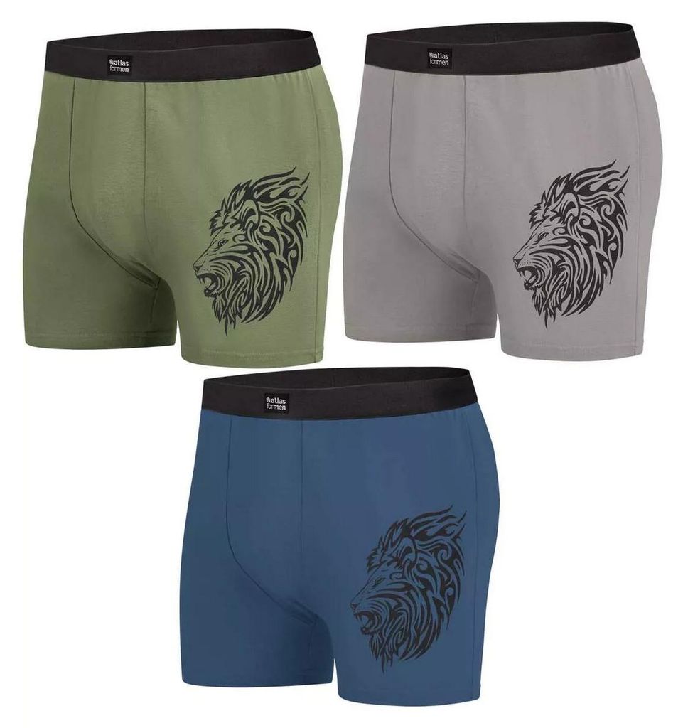 Atlas For Men - Calzoncillos bóxer para hombre (paquete de Imagen del producto 