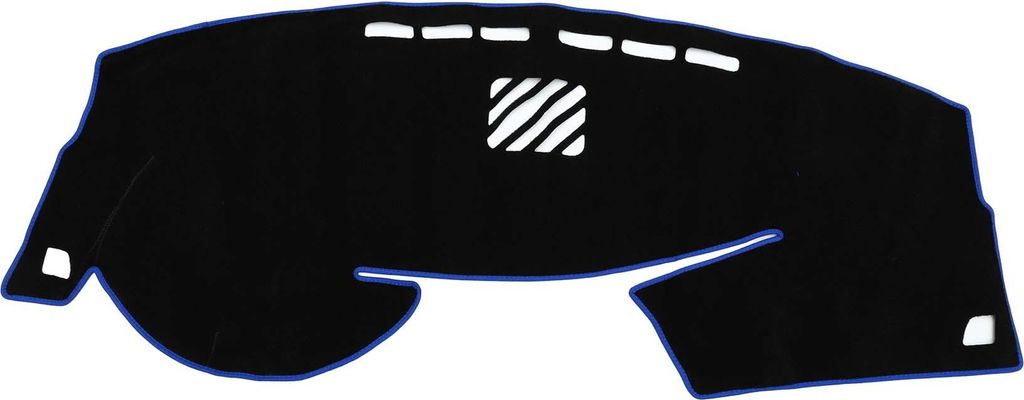 Armaturenbrett Abdeckung Auto Armaturenbrett-Teppichmatte Rutschfest für Lexus RX350 2010-2015, Rutschfest, aus Polyester, Schwarz Blau