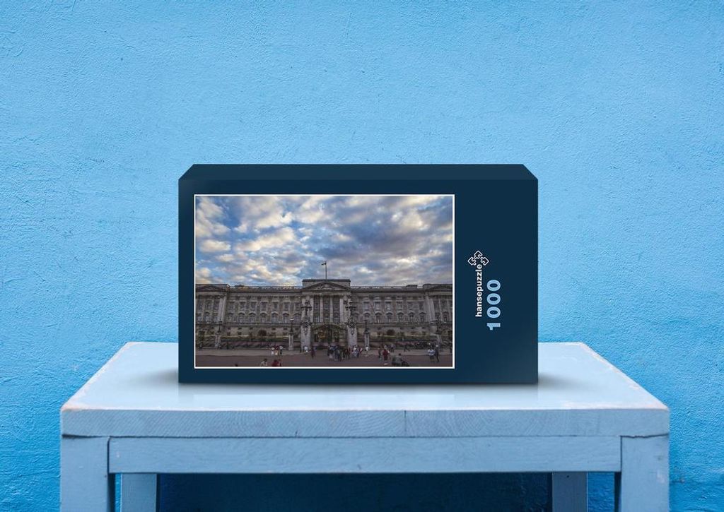 hansepuzzle 55584 - London Puzzle, 1000 Teile, Orte, 60,0 x 46,0cm mit hochwertiger Aufbewahrung, Kartonbox und wiederverschließbarem Beutel