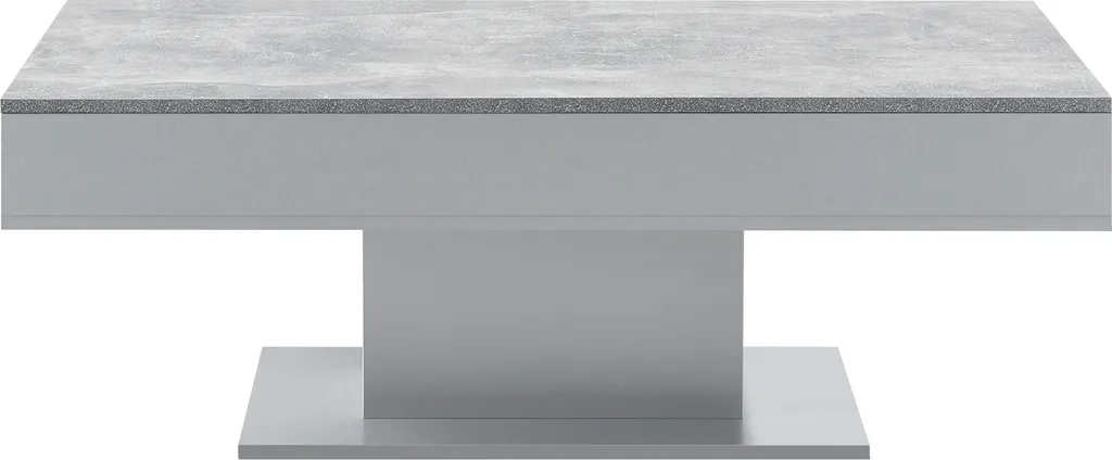 [en.casa] Table basse Lünen avec 2 compartiments de rangement - Blanc - 4