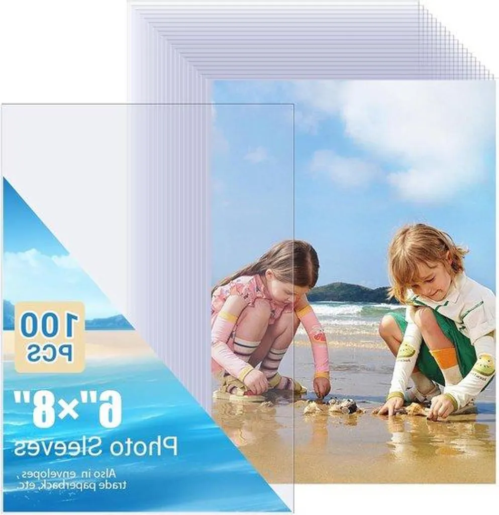 Protège-photos 15x21 cm étanches - 100 Enveloppes de protection cristal