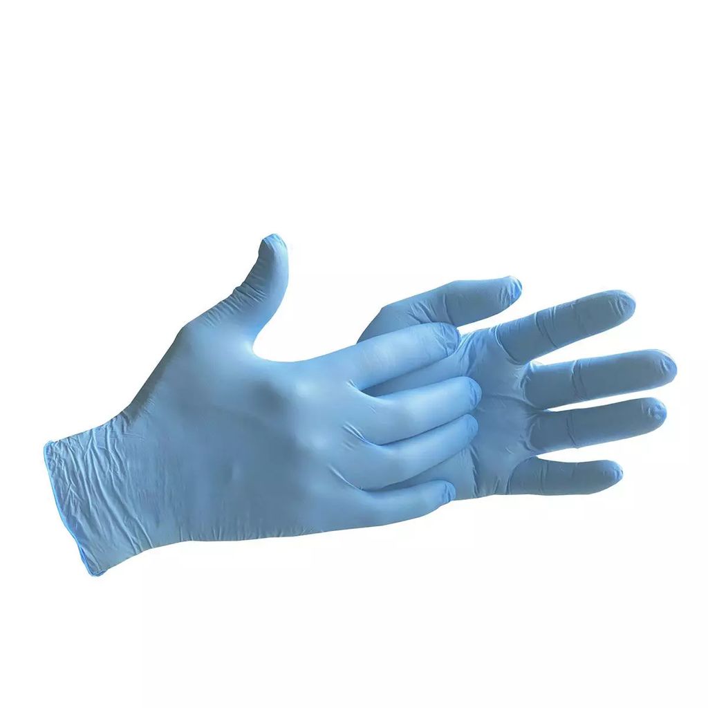 Nitrilhandschuhe, blau, Größe XL, puderfrei, Puracomfort Produktbild 