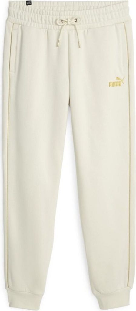 Lange Sporthose Puma Ess+ Minimal Gold Beige Damen - L
