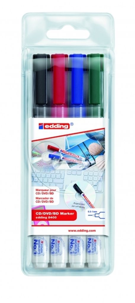 CD Marker 4-er sortiert e-8400/4