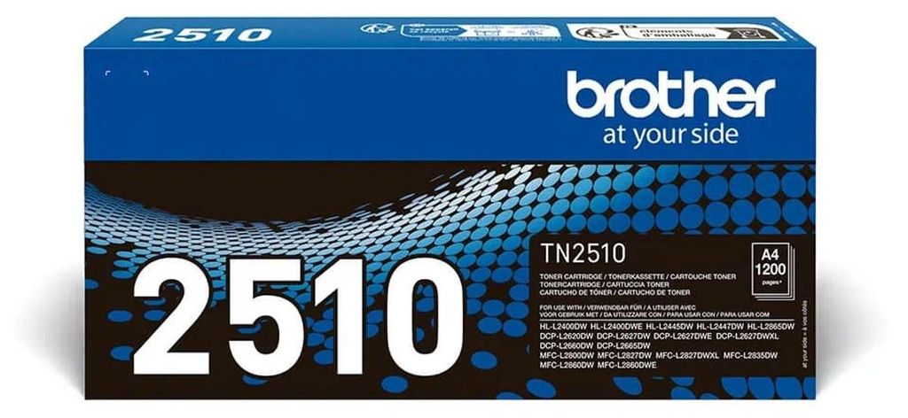 Brother TN-2510 Tonerkartusche 1 Stück(e) Original Schwarz Produktbild 