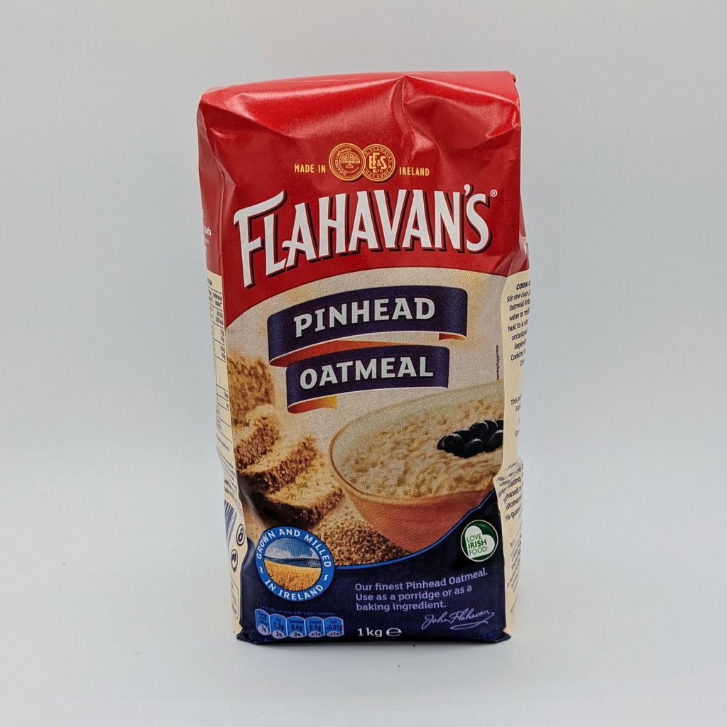 Flahavan's Pinhead Oatmeal, 1000g, irische Haferflocken, Produktbild 
