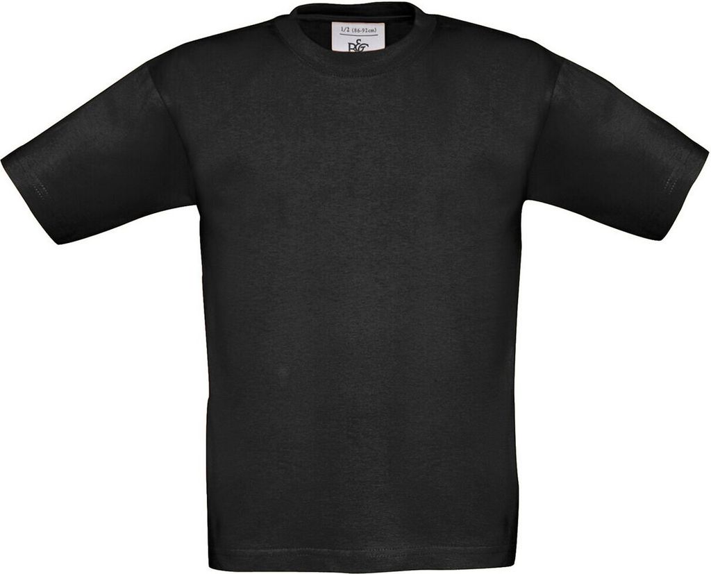 B&C - "Exact 190" T-Shirt für Kinder RW9454 (128) (Schwarz)