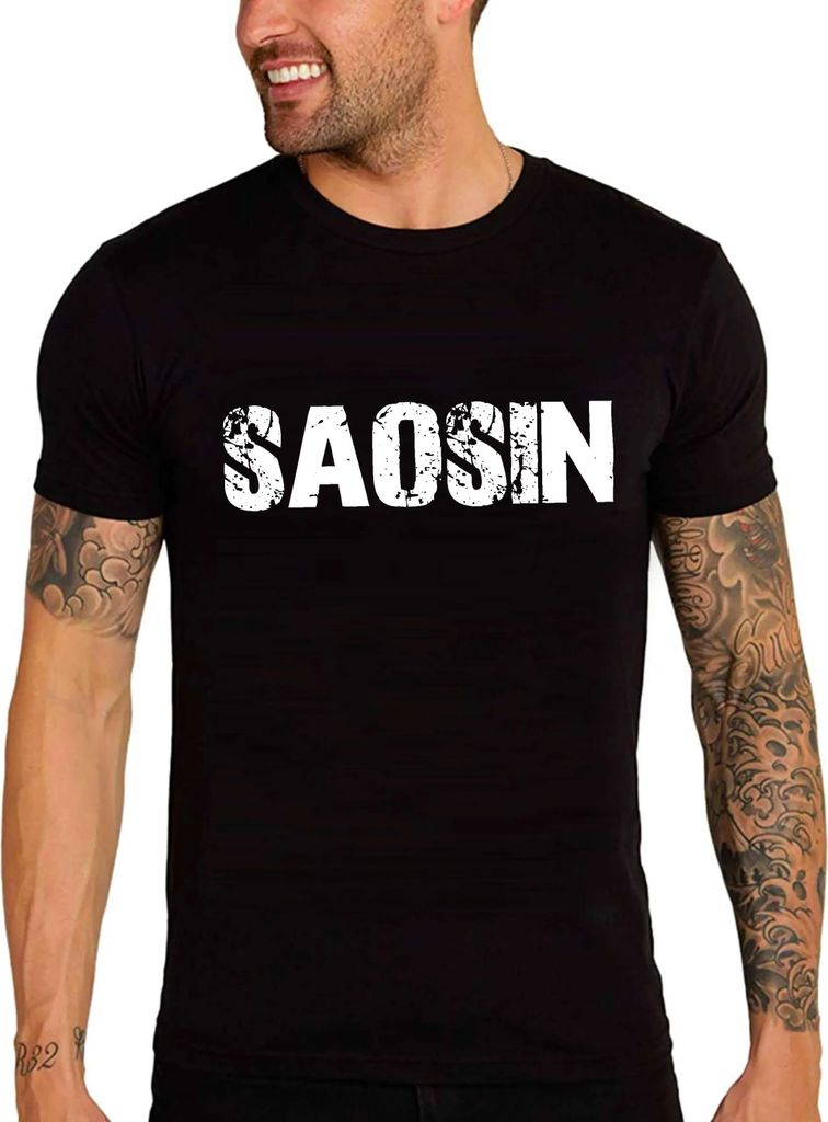 Herren Grafik T-Shirt Saosin Öko-Verantwortlich Vintage Jahrgang Kurzarm Lustige Druck Geburtstag Geschenk Mann