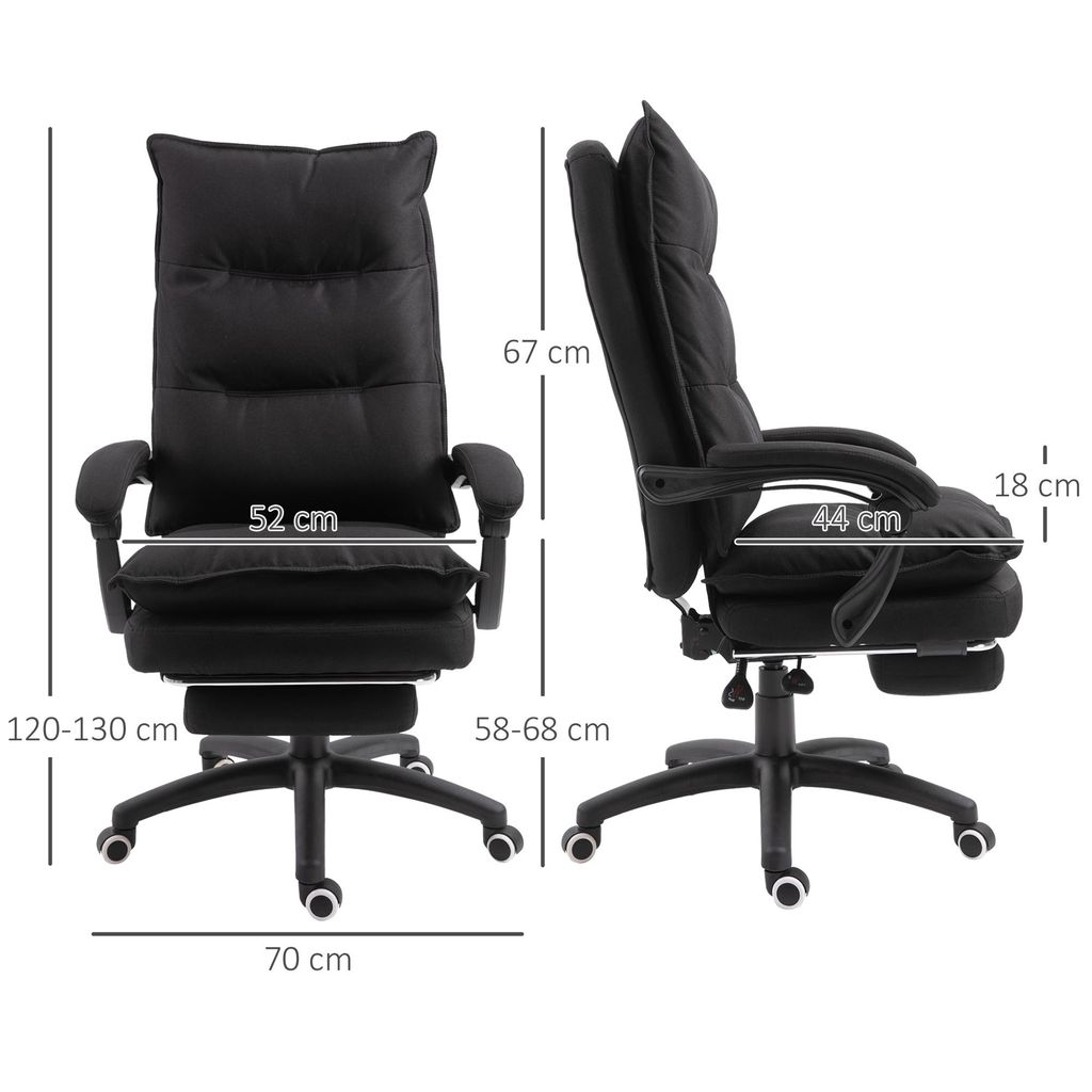 Vinsetto Fauteuil de bureau massant fauteuil bureau Image du produit 