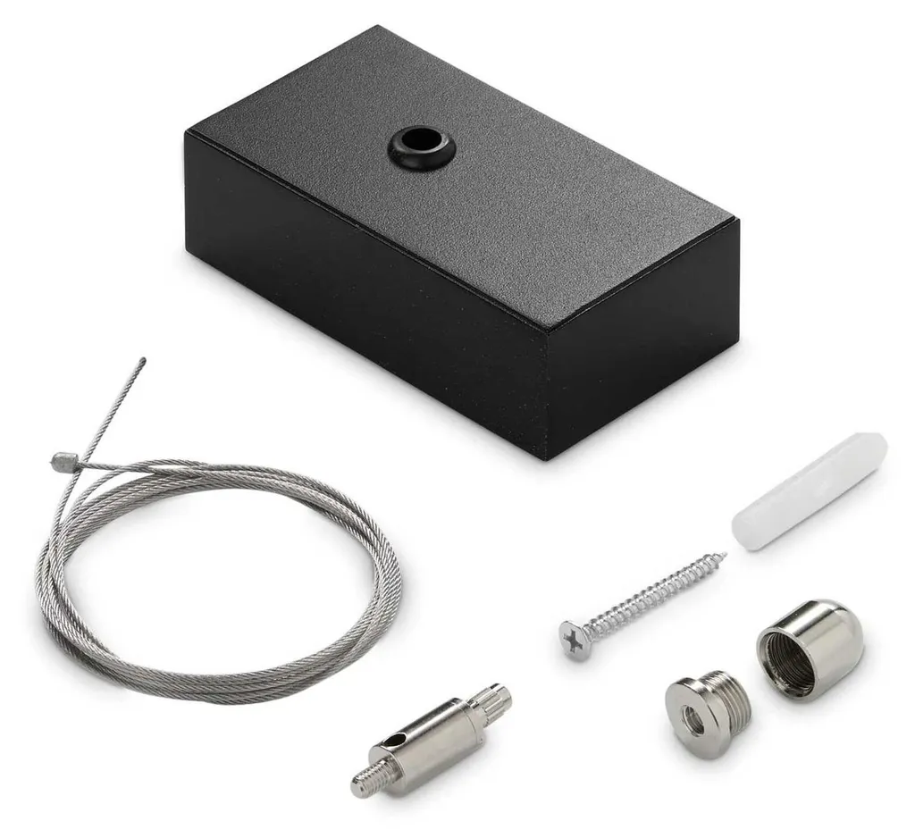 Sécurisez votre suspension avec ce kit câble acier 2m et fixation 276304