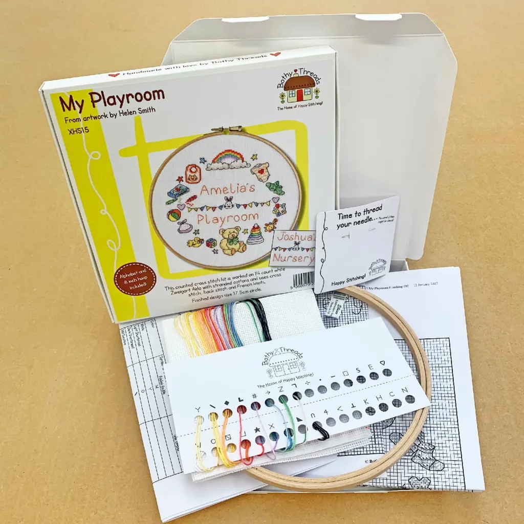 Bothy Threads XHS15 La Mia Stanza dei Giochi Kit Punto Croce Raro - 3