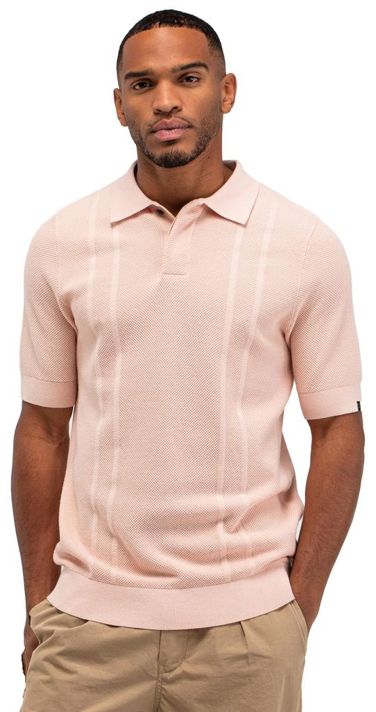 Poloshirt Butcher of Blue rosa Struktur