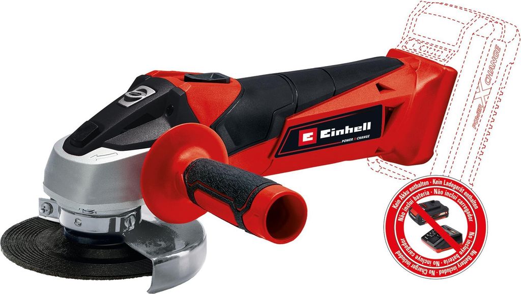 Akumulátorová uhlová brúska Einhell TC-AG 18/115 Obrázok produktu 