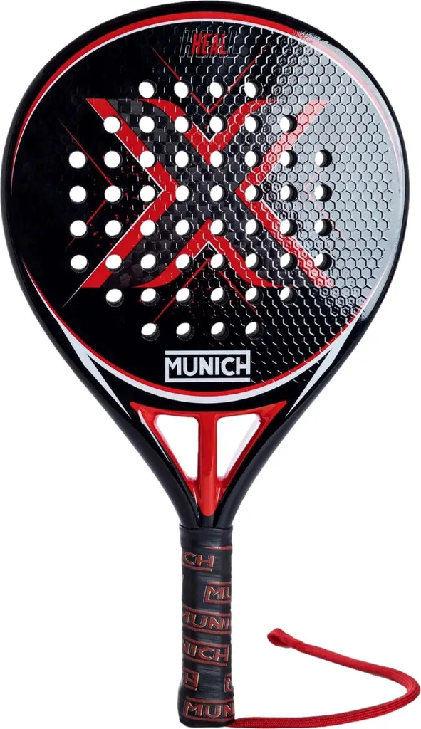 Raquette de Padel Munich 3501061 Noire pour un Meilleur Contrôle du Jeu