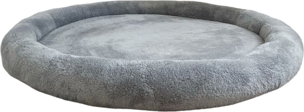 Monio for Kids - Graphit Babyspielmatte Nestchen Plüsch mit Abnehmbarem Bezug und Silikonfüllung