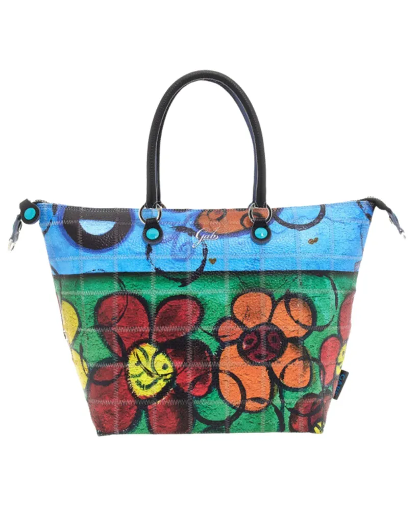 Sac Transformable Gabs G3 Plus L Margherite Multicolore Cuir Véritable - 2