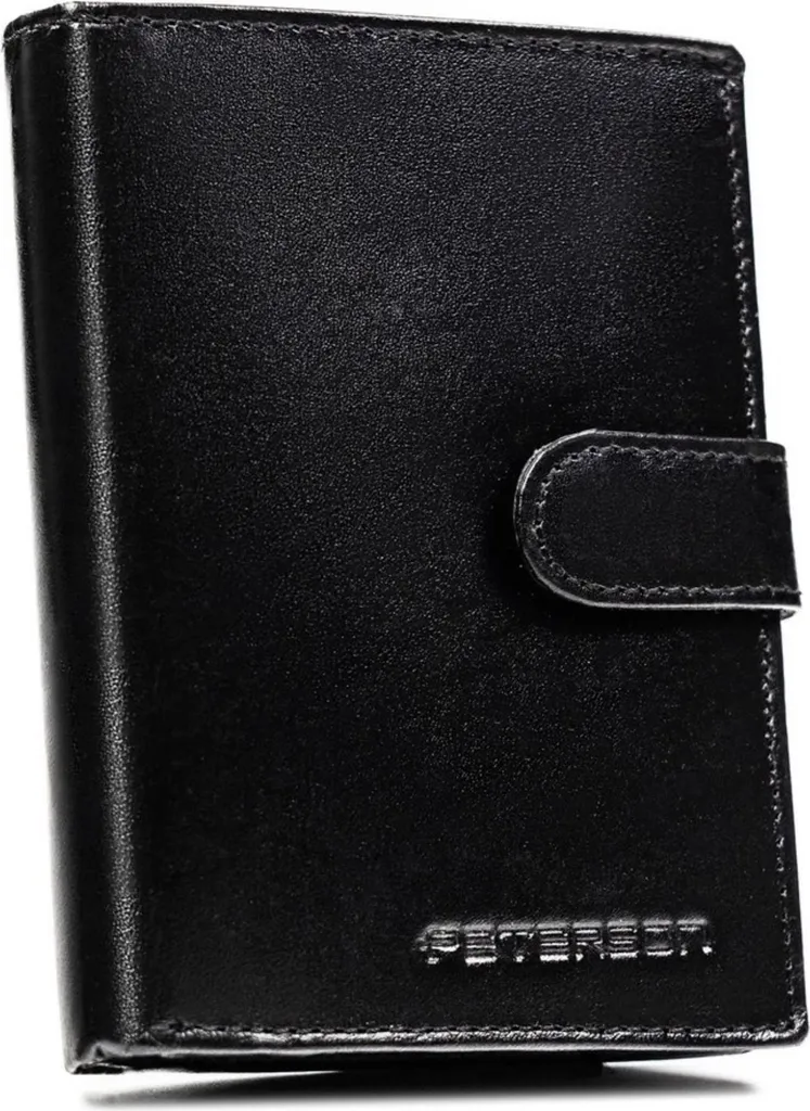 Portefeuille Peterson Rovicky 308870 en Cuir Noir avec Blocage RFID