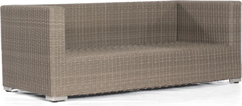 Sonnenpartner Residence 2-Sitzer Loungesofa mit Polyrattan stone-grey inkl. Kissen