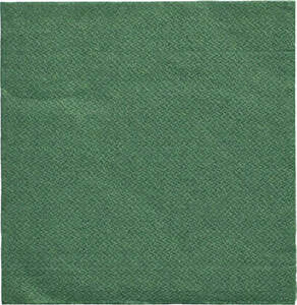 400 Servietten "DAILY Collection" 1/4-Falz 24 cm x 24 cm dunkelgrün