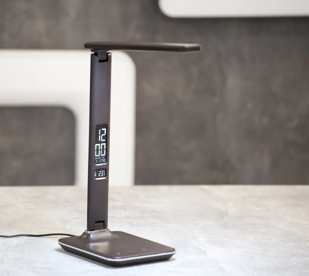 Lampe LED Pliable 450lm Noire avec Chargeur USB et Éclairage Variable