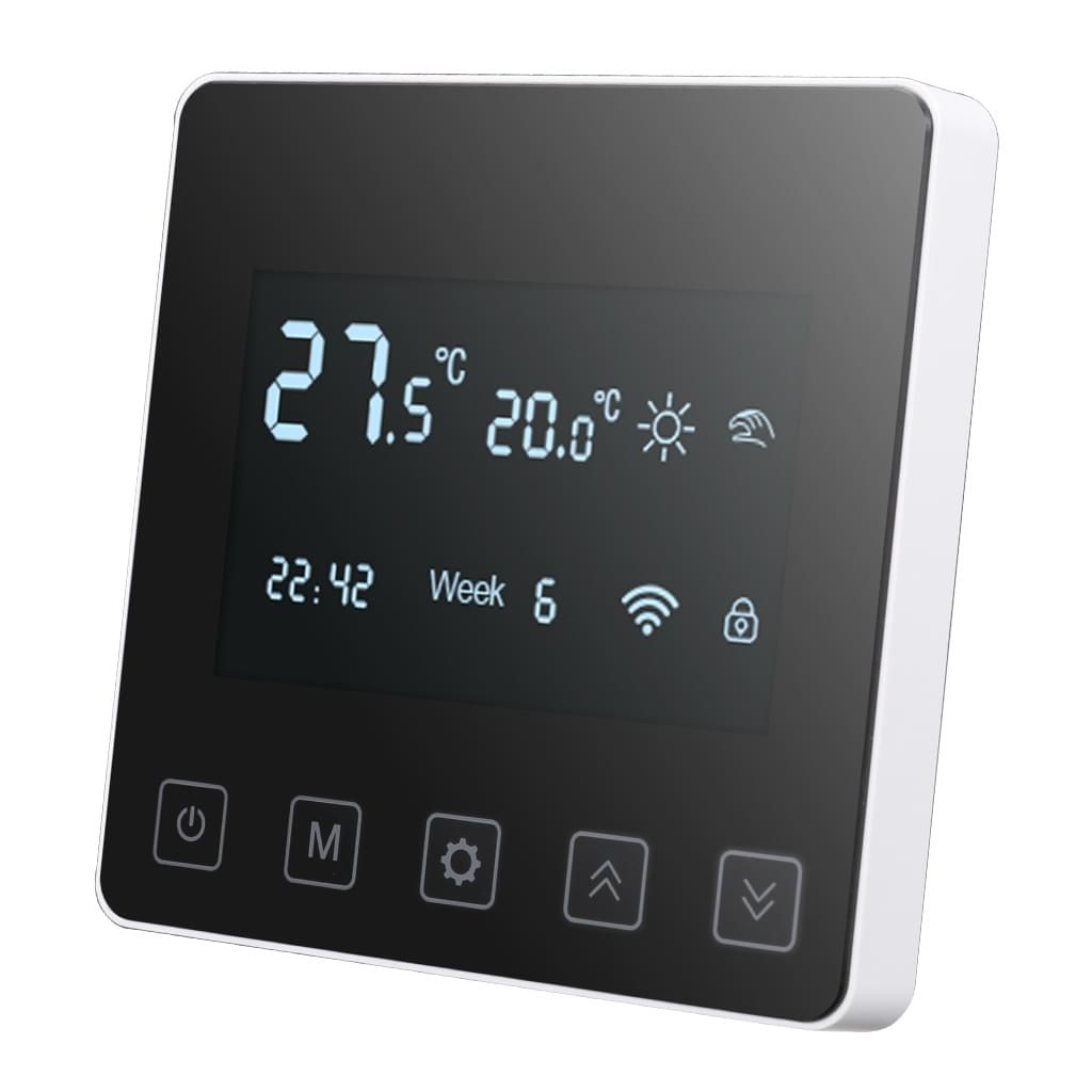 LCD Digital Thermostat Touchscreen Raumthermostat FußBodenheizung Wandheizung DE 