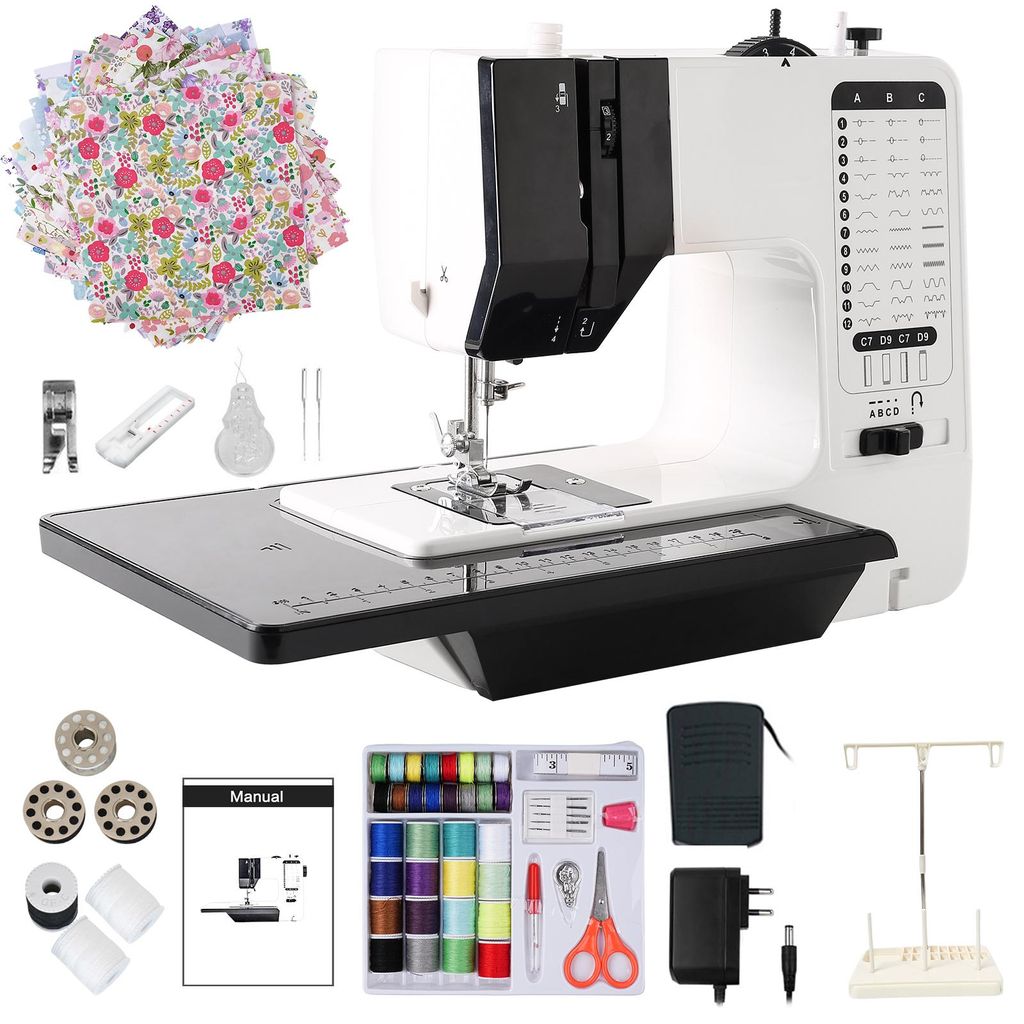 Machines à coudre avec 42 pièces de matériel de couture+25 Image du produit 
